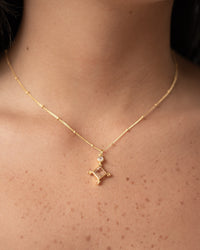 Laila Necklace * Morganite hydro & Moonstone* Gold Plated 18k * BJN204