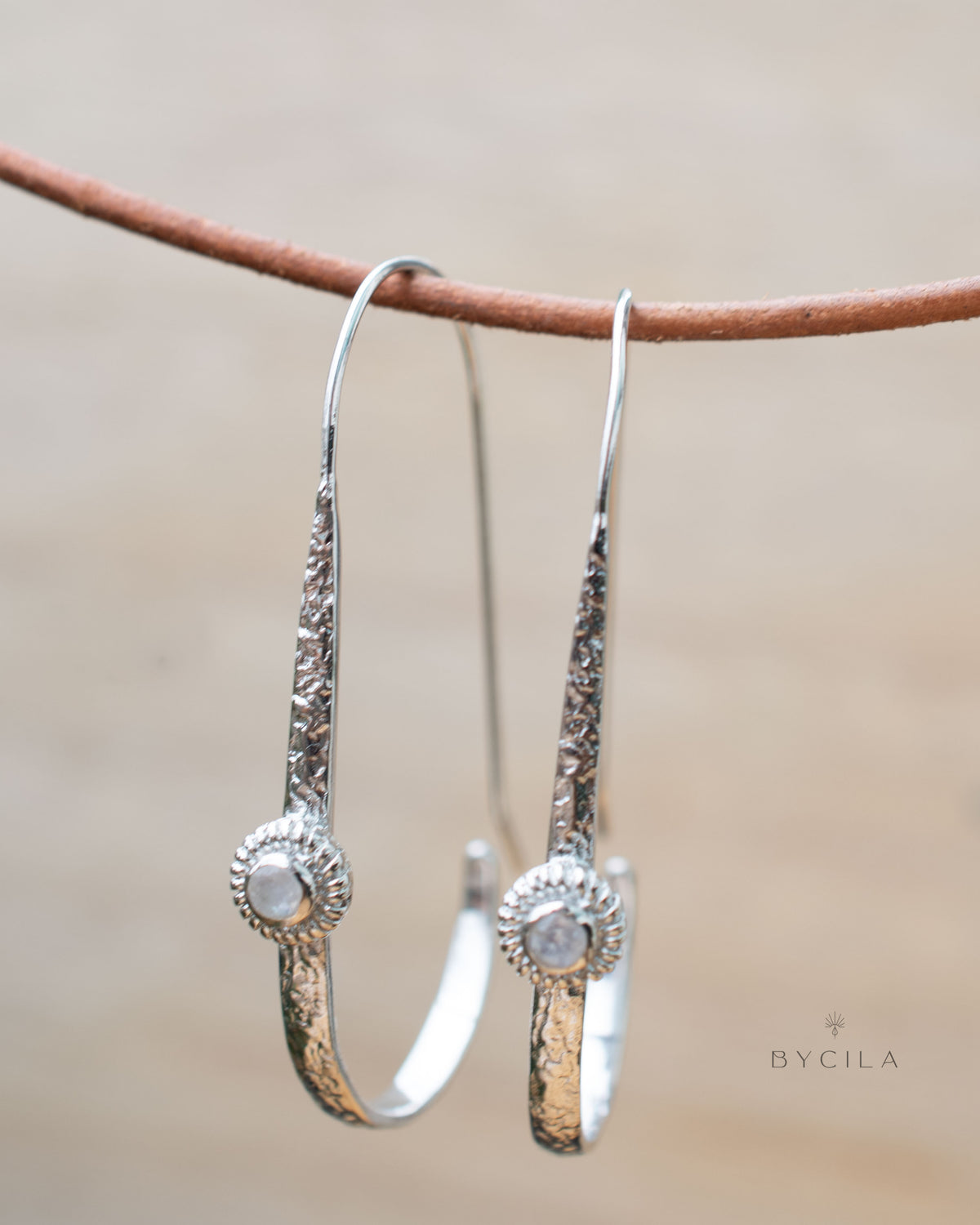 Cassie Earrings * Moonstone * Gold Plated, Silver Plated and Rose Gold * BJE168