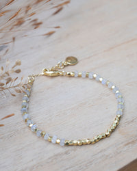 Clarisse Bracelet * Moonstone * Gold Plated * BJB073