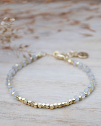 Clarisse Bracelet * Moonstone * Gold Plated * BJB073