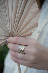 Jossia Meditation Ring * Bronze and Sterling Silver * BJS033