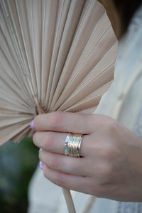 Jossia Meditation Ring * Bronze and Sterling Silver * BJS033