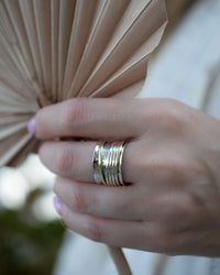 Jossia Meditation Ring * Bronze and Sterling Silver * BJS033