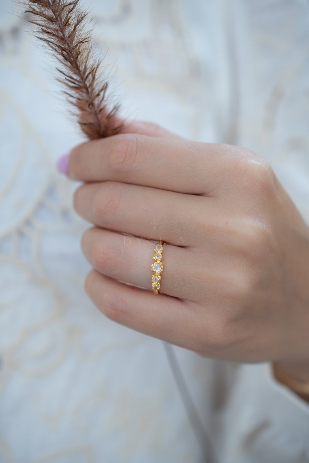 Livy Ring * Moonstone * Gold Plated 18k * BJR262