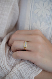 Mariana Ring * Moonstone * Gold Plated * BJR342