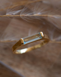 Manuela Ring * Blue Topaz * Gold Plated 18k * BJR279