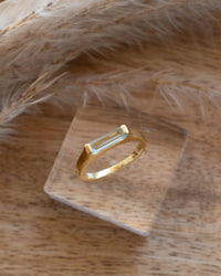 Manuela Ring * Blue Topaz * Gold Plated 18k * BJR279