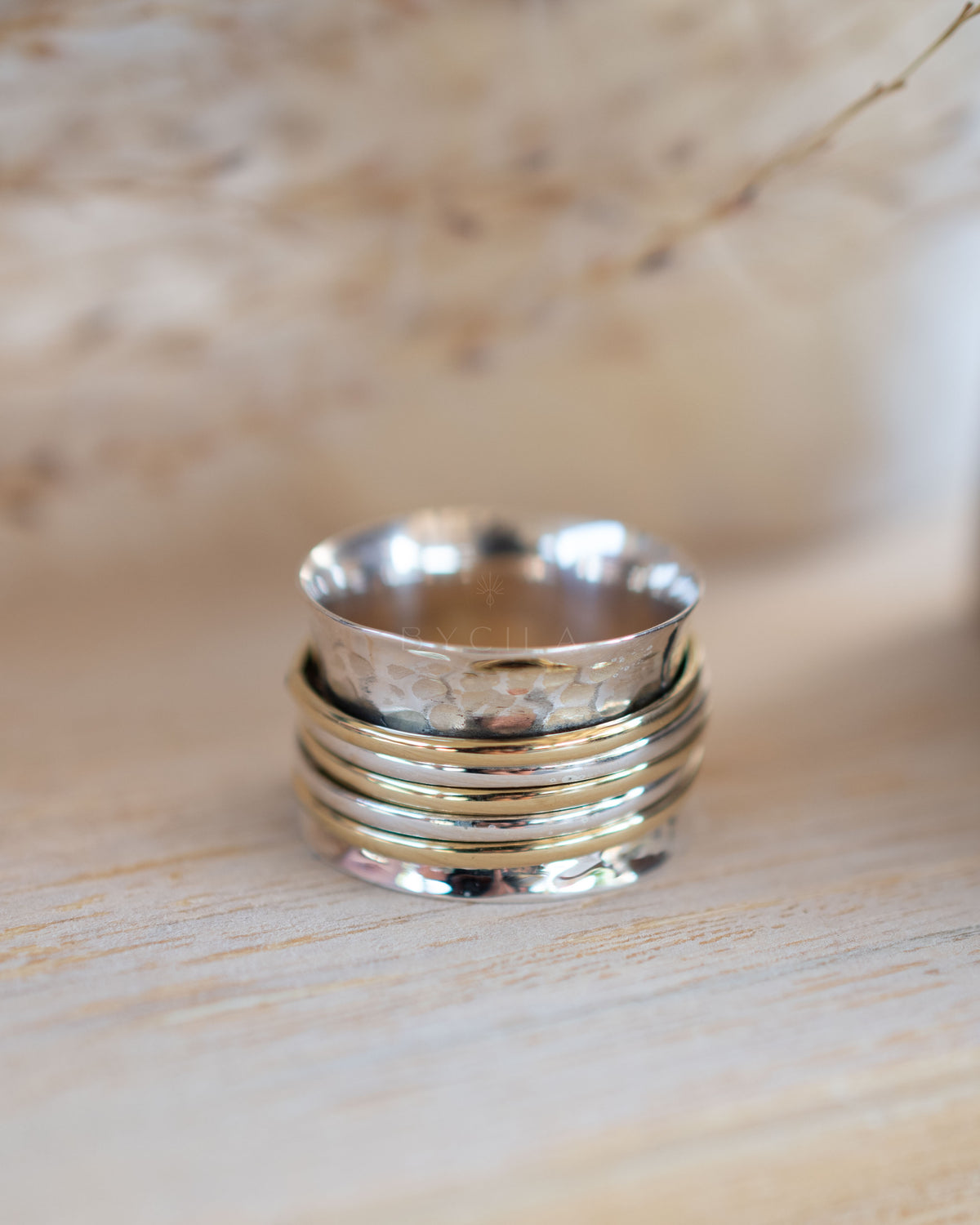 Jossia Meditation Ring * Bronze and Sterling Silver * BJS033