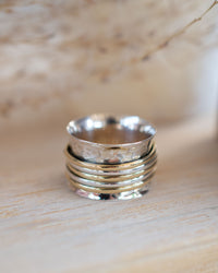 Jossia Meditation Ring * Bronze and Sterling Silver * BJS033