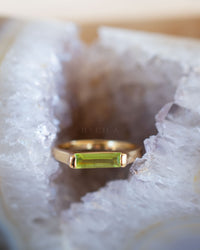 Manuela Ring * Peridot hydro * Gold Plated * BJR284