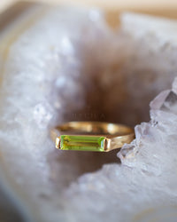 Manuela Ring * Peridot hydro * Gold Plated * BJR284