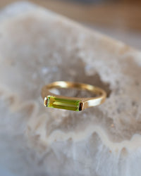 Manuela Ring * Peridot hydro * Gold Plated * BJR284