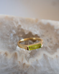 Manuela Ring * Peridot hydro * Gold Plated * BJR284