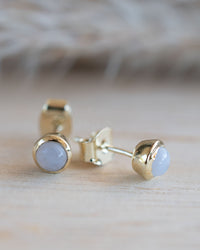 Annita Earrings * Moonstone * Gold Plated 18k * BJE299