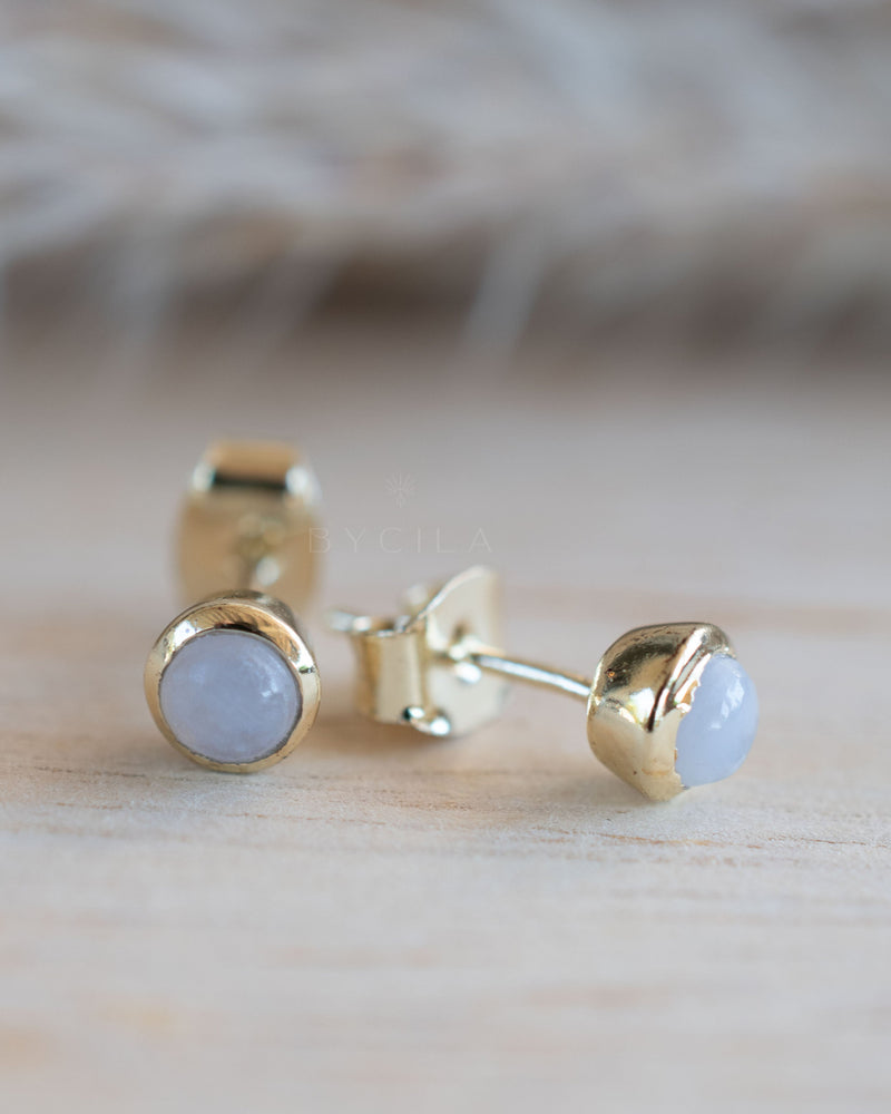 Annita Earrings * Moonstone * Gold Plated 18k * BJE299
