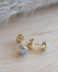 Annita Earrings * Moonstone * Gold Plated 18k * BJE299