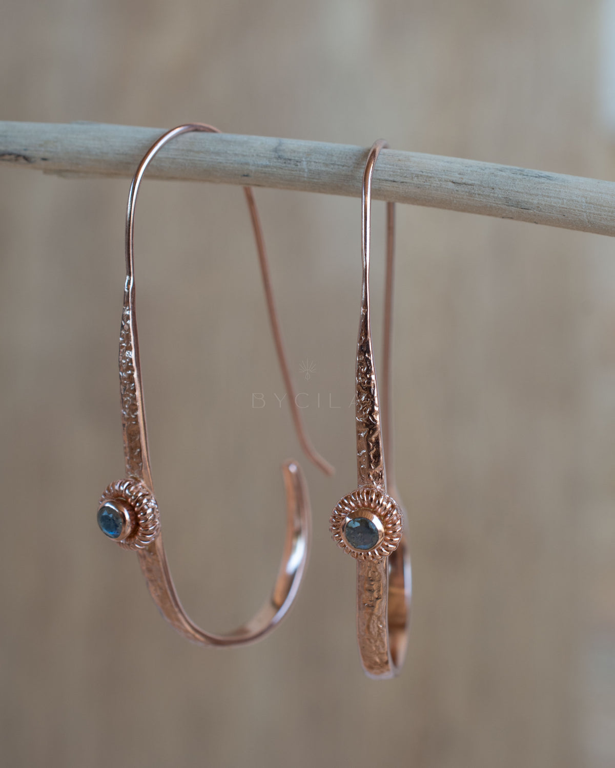 Cassie Earrings * Labradorite * Gold Plated, Silver Plated and Rose Gold * BJE170