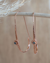 Cassie Earrings * Labradorite * Gold Plated, Silver Plated and Rose Gold * BJE170