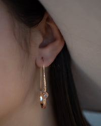 Cassie Earrings * Moonstone * Gold Plated, Silver Plated and Rose Gold * BJE168