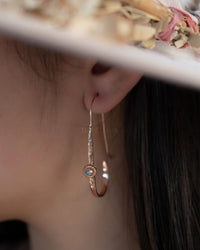Cassie Earrings * Labradorite * Gold Plated, Silver Plated and Rose Gold * BJE170