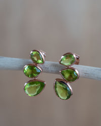 Emilia Earrings * Peridot hydro * Gold Plated, Silver Plated and Rose Gold * BJE175C