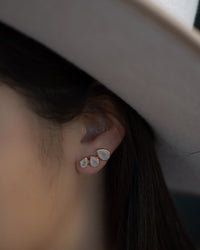 Emilia Earrings * Rose Quartz * Gold Plated, Silver Plated and Rose Gold Plated * BJE172C