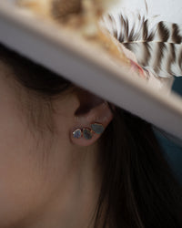 Emilia Earrings * Labradorite * Gold Plated, Silver Plated and Rose Gold * BJE171C