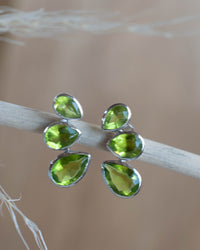 Emilia Earrings * Peridot hydro * Gold Plated, Silver Plated and Rose Gold * BJE175C