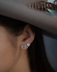 Emilia Earrings * Moonstone *  Gold Plated, Silver Plated and Rose Gold * BJE174