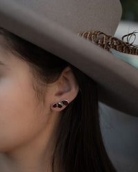 Emilia Earrings * Garnet hydro * Gold Plated, Silver Plated and Rose Gold * BJE176B