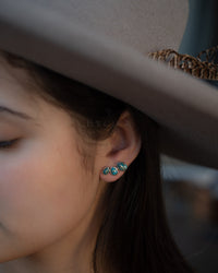 Emilia Earrings * Cooper Turquoise * Gold Plated, Silver Plated and Rose Gold * BJE173