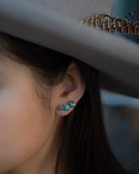 Emilia Earrings * Cooper Turquoise * Gold Plated, Silver Plated and Rose Gold * BJE173