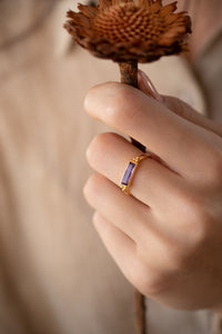 Mariana Ring * Amethyst * Gold Plated 18k * BJR341