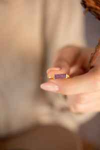 Mariana Ring * Amethyst * Gold Plated 18k * BJR341