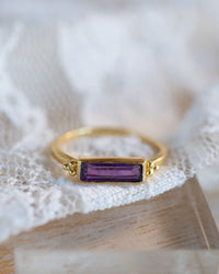 Mariana Ring * Amethyst * Gold Plated 18k * BJR341