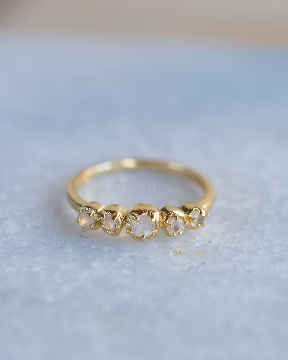 Livy Ring * Moonstone * Gold Plated 18k * BJR262