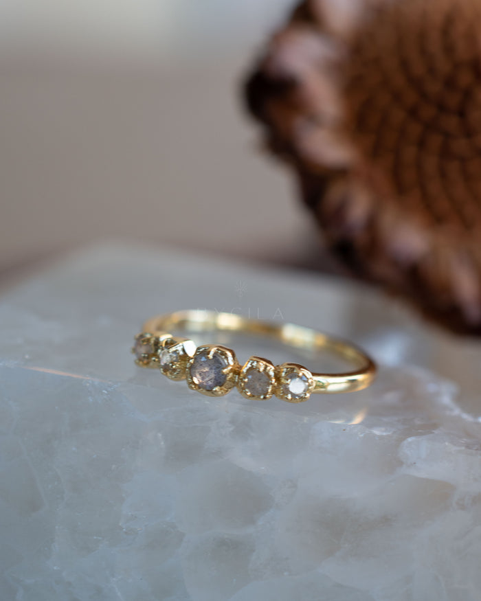 Livy Ring * Labradorite * Gold Plated 18k * BJR261