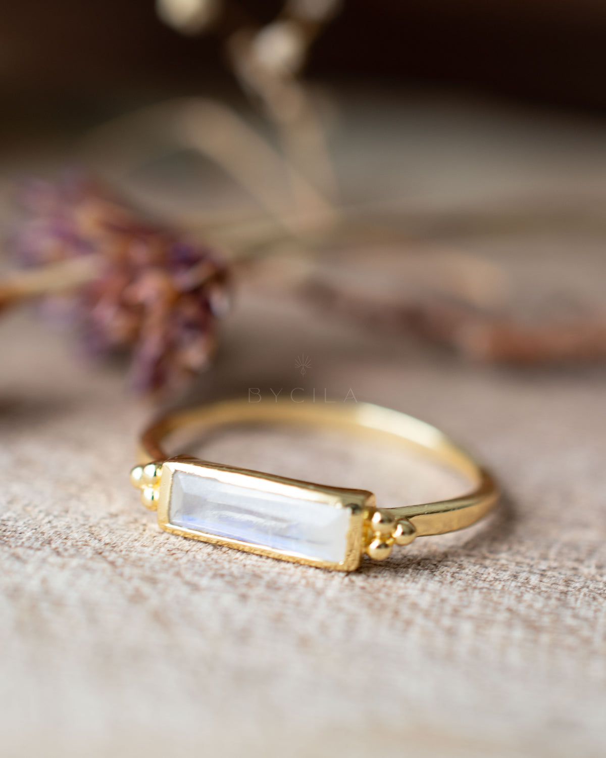 Mariana Ring * Moonstone * Gold Plated * BJR342