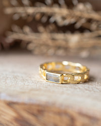 Joely Ring * Labradorite * Gold Plated 18k * BJR174