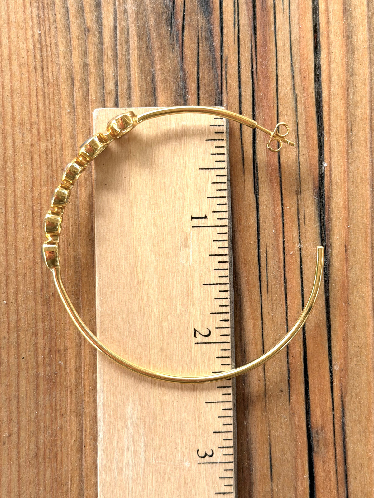 Nati Earrings * Labradorite and Morganite Hydro * Gold Plated 18k * BJE166