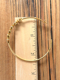 Nati Earrings * Labradorite and Morganite Hydro * Gold Plated 18k * BJE166