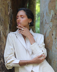 Marilia Ring * Labradorite & Moonstone * Gold Plated * BJR258