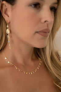 Moonstone, Rose Quartz, Labradorite or Turquoise Choker * Gold Plated * Handmade * Layered * Gemstone * Birthstone * Gift for Her *BJN135