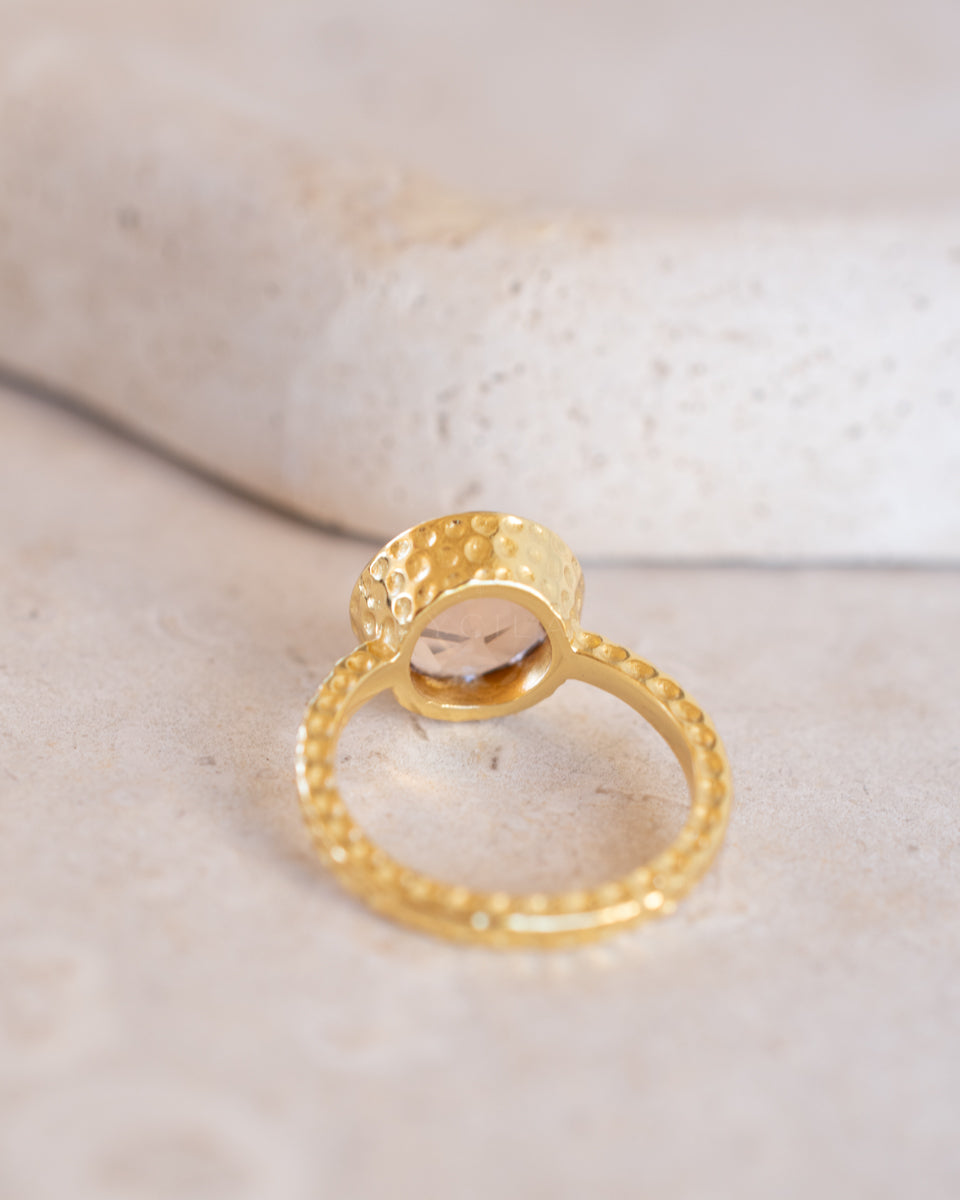 Marcela Ring * Morganite hydro * Gold Plated 18K * SBJR
