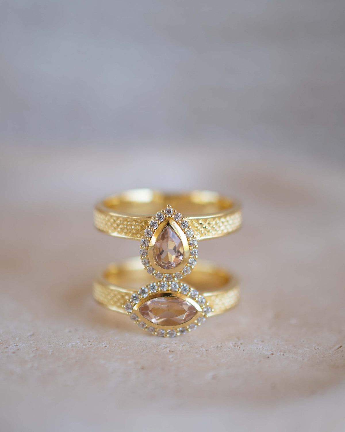 Analu Ring * Morganite hydro