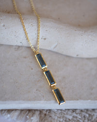 Eva Necklace * Iolite hydro * Gold Plated 18k * BJN190