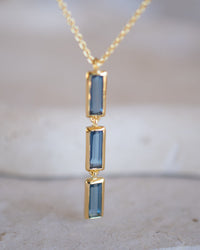 Eva Necklace * Iolite hydro * Gold Plated 18k * BJN190