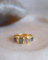 Loli Ring * Labradorite * Gold Plated 18k * BJR358