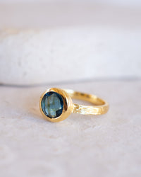 Leticia Ring * Iolite hydro * Gold Plated 18k * SBJR1