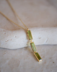 Eva Necklace * Peridot hydro * Gold Plated 18k * BJN189